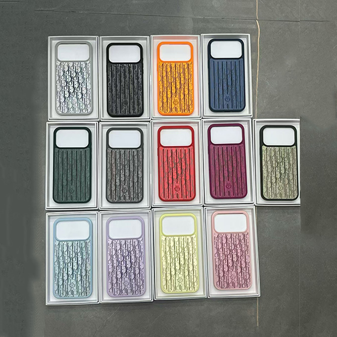 rimowa dior collaboration vertical grooved iphone case